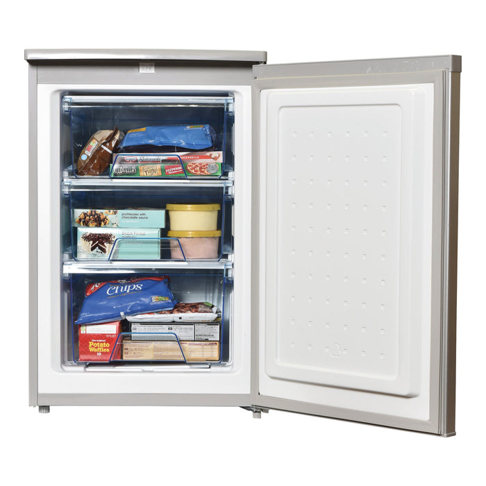 STATESMAN - 55cm Under Counter Freezer - Silver - U355S - Kitchenary