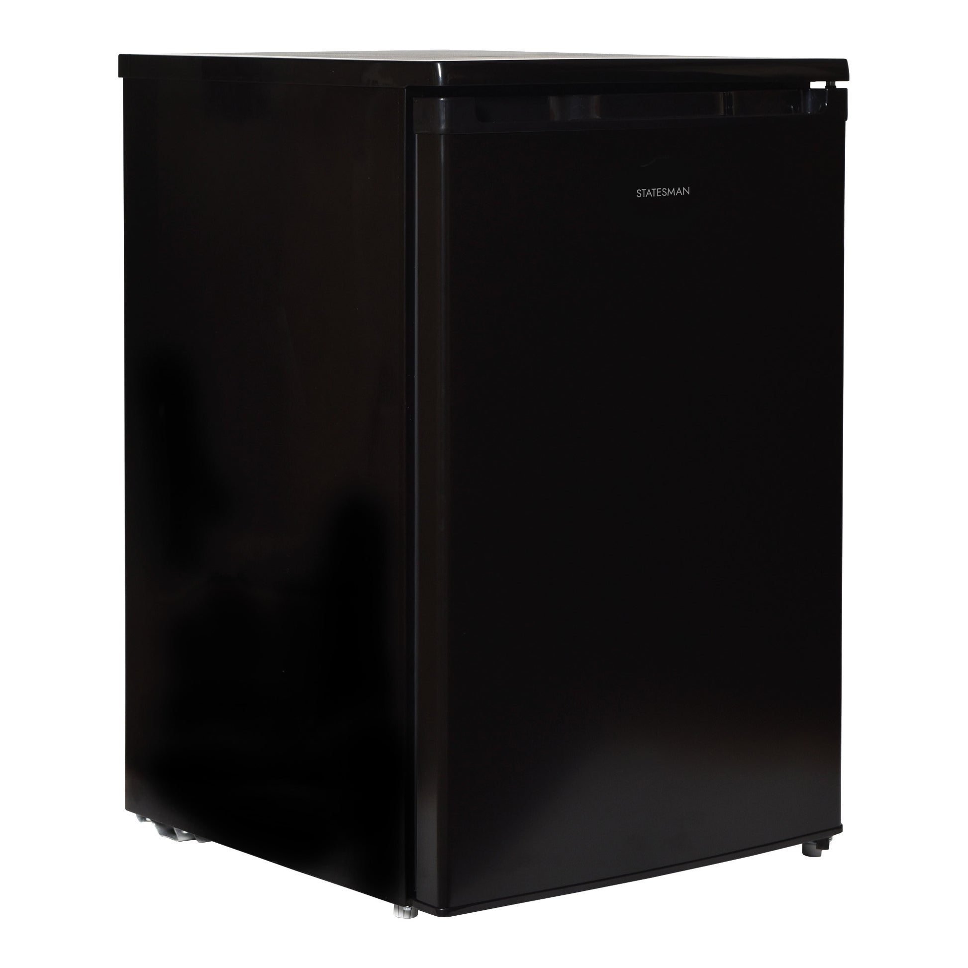 STATESMAN - 55cm Under Counter Fridge with 4* Ice Box - Black - R155B - Kitchenary