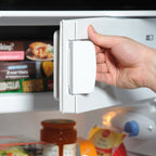 STATESMAN - 55cm Under Counter Fridge with 4* Ice Box - Black - R155B - Kitchenary