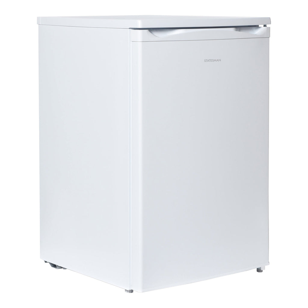 STATESMAN - 55cm Under Counter Fridge with 4* Ice Box - White - R155W - Kitchenary