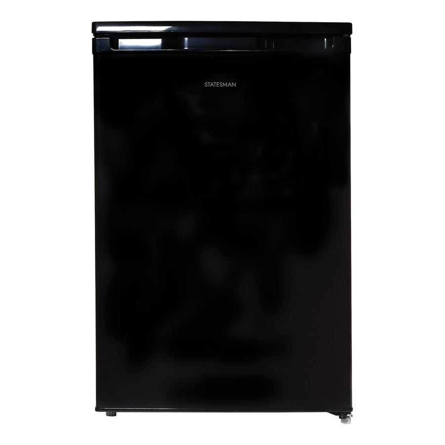 STATESMAN - 55cm Under Counter Larder Fridge - Black - L255B - Kitchenary