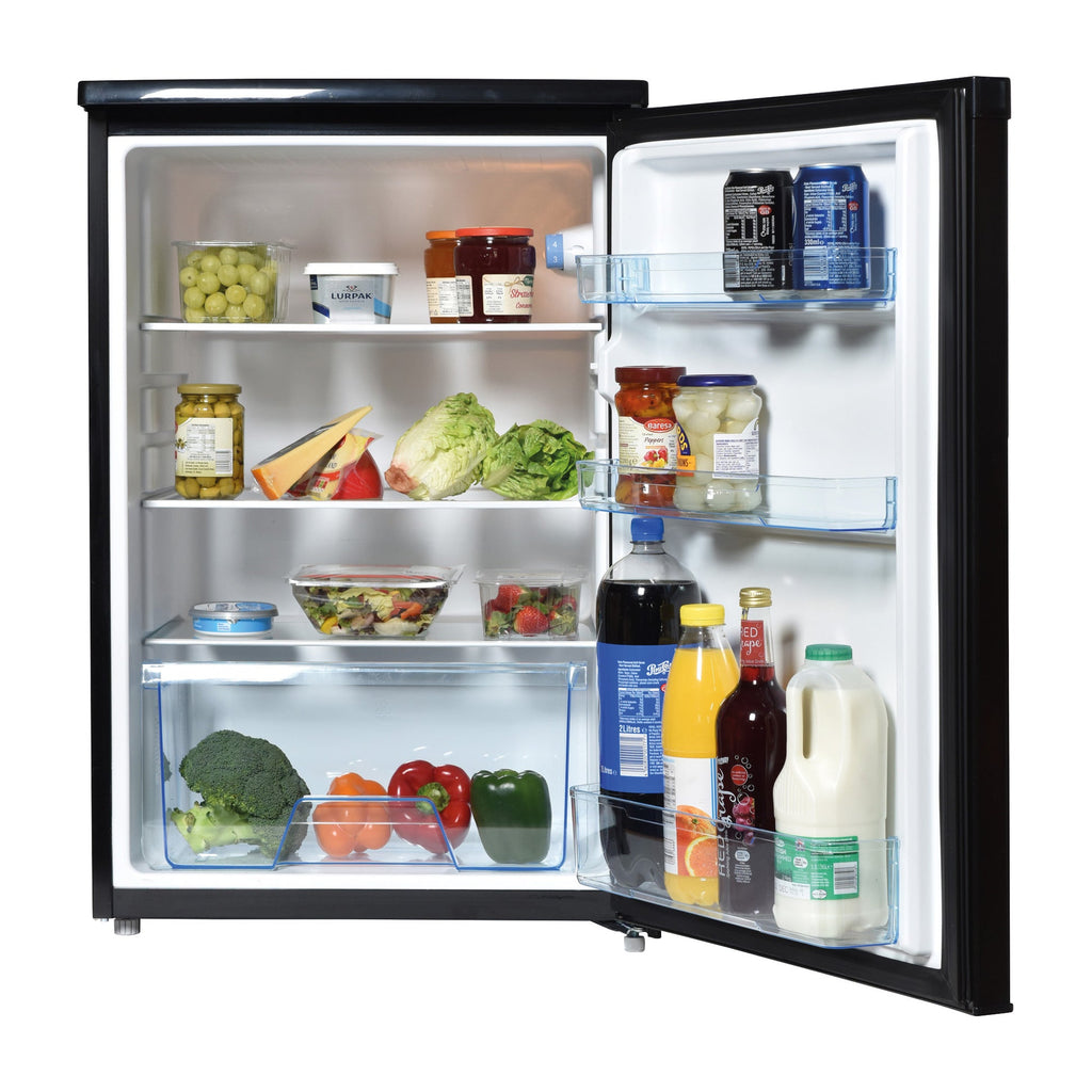 STATESMAN - 55cm Under Counter Larder Fridge - Black - L255B - Kitchenary