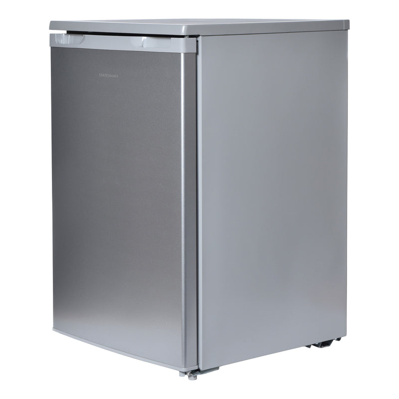 STATESMAN - 55cm Under Counter Larder Fridge - Silver - L255S - Kitchenary