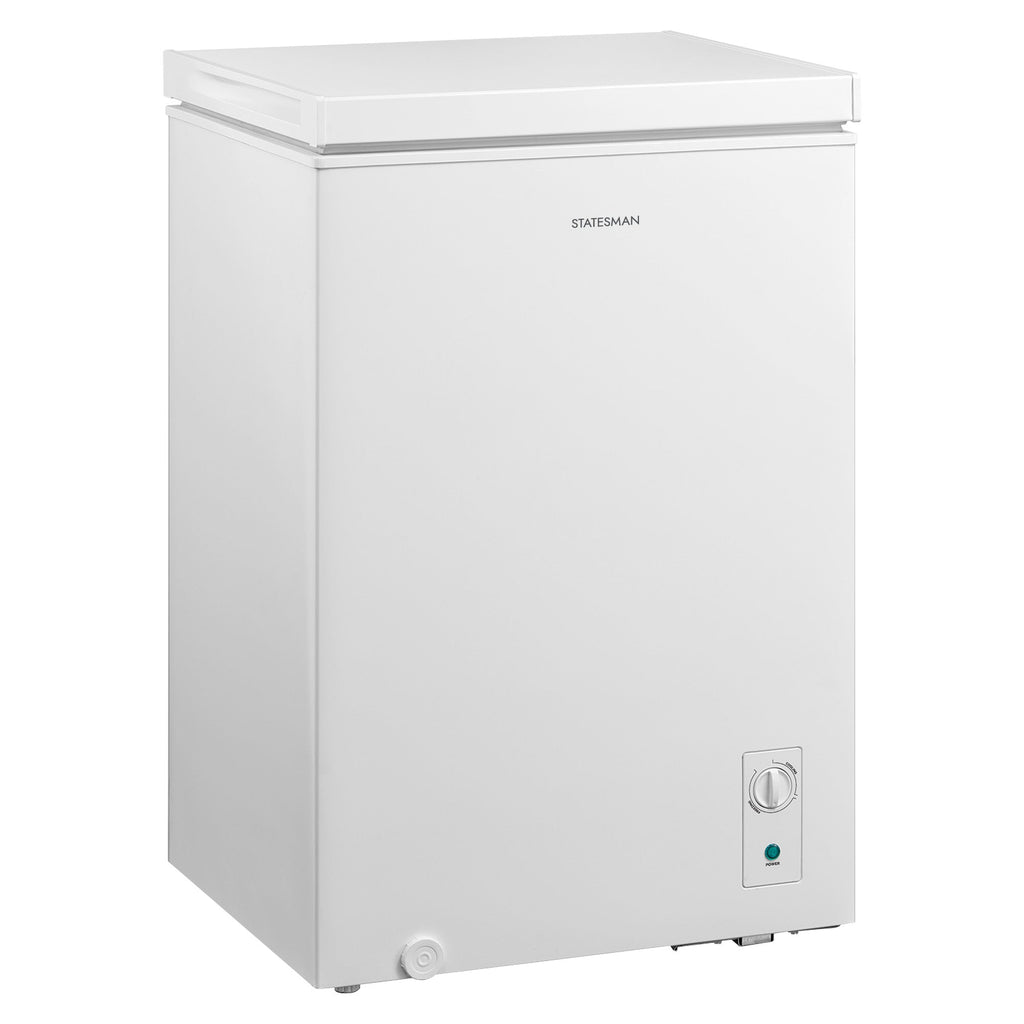 STATESMAN - 57cm 100 Litre Chest Freezer - White - CHF100 - Kitchenary