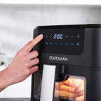 STATESMAN - 5L Digital Air Fryer - Black - SKAF05015BK - Kitchenary