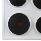 STATESMAN - 60cm 4 Plate Electric Hob - White - EH160WH - Kitchenary