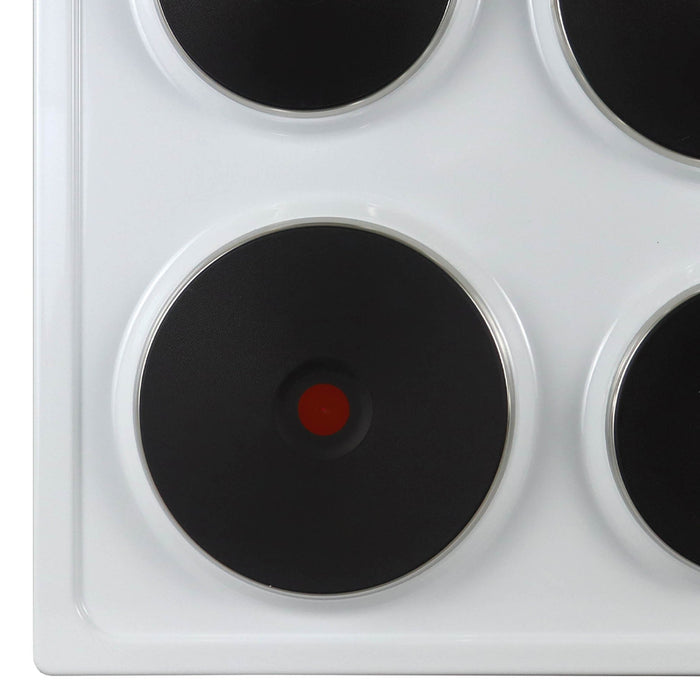 STATESMAN - 60cm 4 Plate Electric Hob - White - EH160WH - Kitchenary