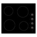 STATESMAN - 60cm 4 Zone Ceramic Hob Dial Control - Black - CHZ460D - Kitchenary