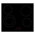 STATESMAN - 60cm 4 Zone Ceramic Hob Touch Control - Black - CHZ460T - Kitchenary