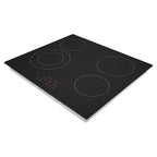 STATESMAN - 60cm 4 Zone Ceramic Hob Touch Control - Black - CHZ460T - Kitchenary