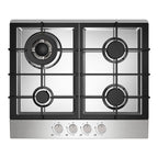 STATESMAN - 60cm 4 Zone Gas Hob - Stainless Steel - GH161SS - Kitchenary