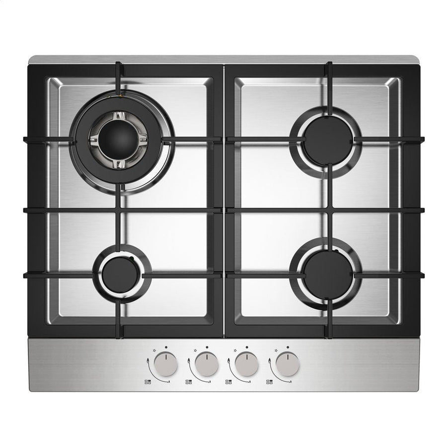 STATESMAN - 60cm 4 Zone Gas Hob - Stainless Steel - GH161SS - Kitchenary