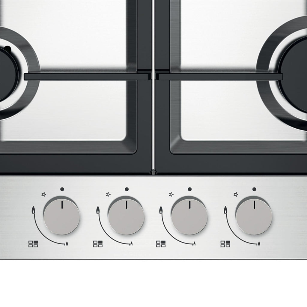 STATESMAN - 60cm 4 Zone Gas Hob - Stainless Steel - GH161SS - Kitchenary
