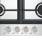 STATESMAN - 60cm 4 Zone Gas Hob - Stainless Steel - GH161SS - Kitchenary