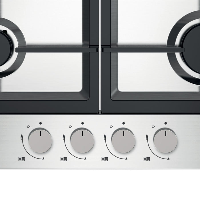 STATESMAN - 60cm 4 Zone Gas Hob - Stainless Steel - GH161SS - Kitchenary