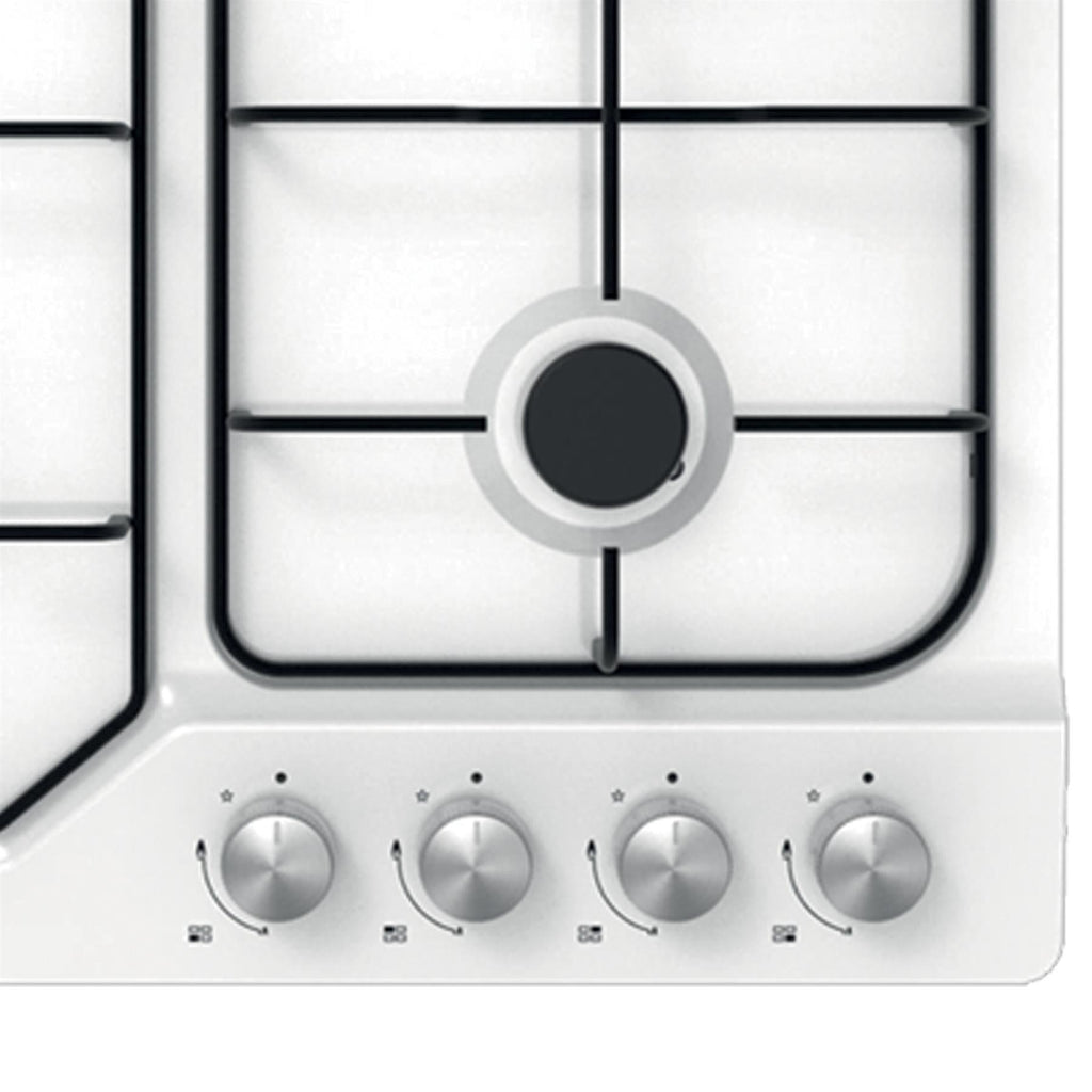 STATESMAN - 60cm 4 Zone Gas Hob - White - GH160WH - Kitchenary
