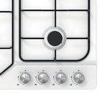 STATESMAN - 60cm 4 Zone Gas Hob - White - GH160WH - Kitchenary