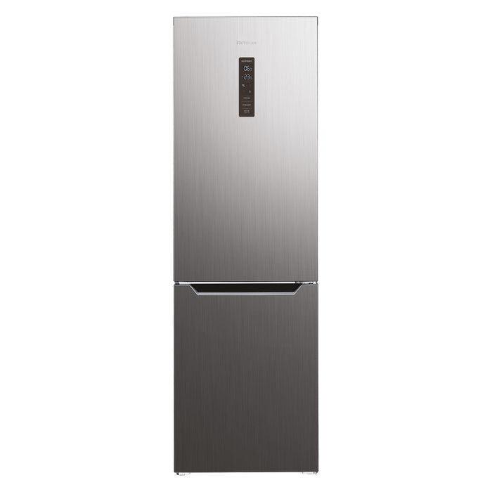 STATESMAN - 60cm 60/40 Total No Frost Fridge Freezer with LED Display - Inox - TNF1860XE - Kitchenary