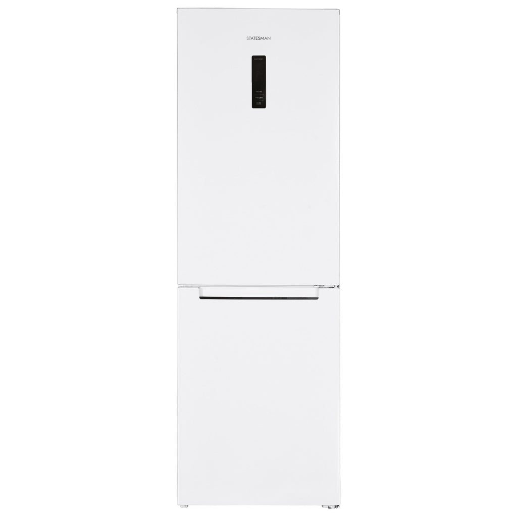STATESMAN - 60cm 60/40 Total No Frost Fridge Freezer with LED Display - White - TNF1860WE - Kitchenary