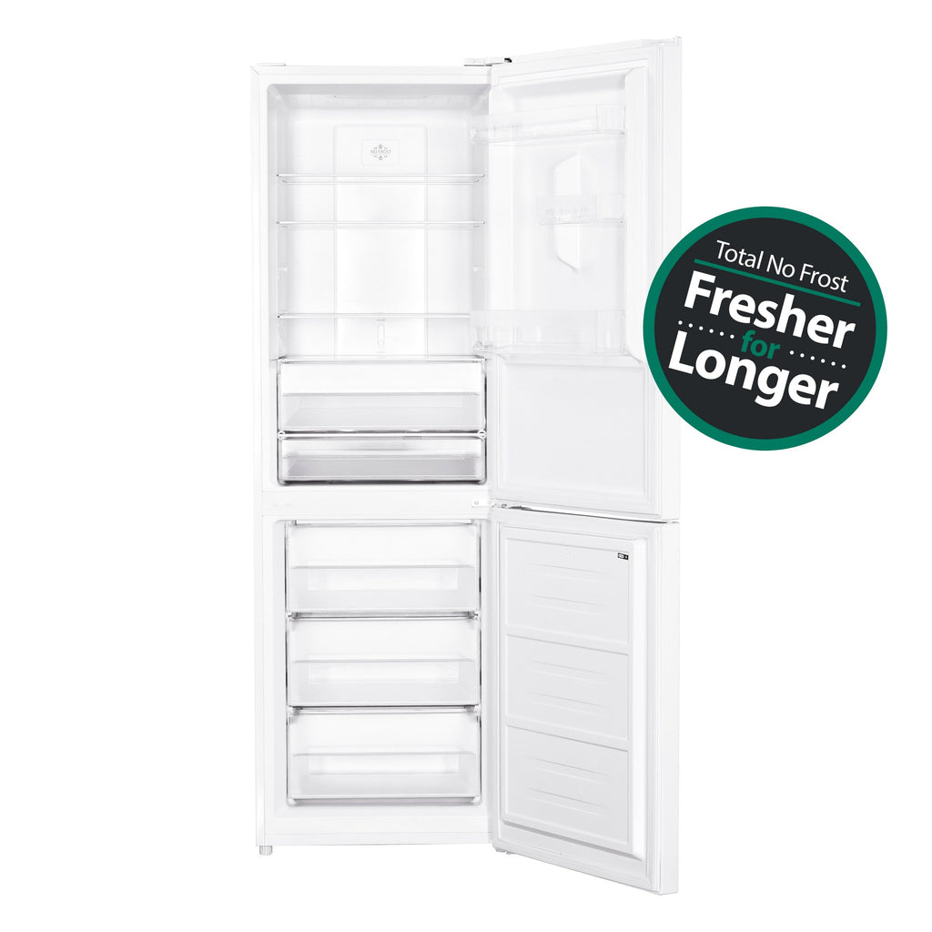 STATESMAN - 60cm 60/40 Total No Frost Fridge Freezer with LED Display - White - TNF1860WE - Kitchenary
