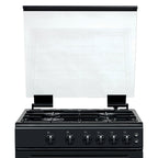 STATESMAN - 60cm Double Oven, Lidded, Gas - Black - GDL60B - Kitchenary