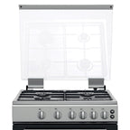 STATESMAN - 60cm Double Oven, Lidded, Gas - Silver - GDL60S - Kitchenary