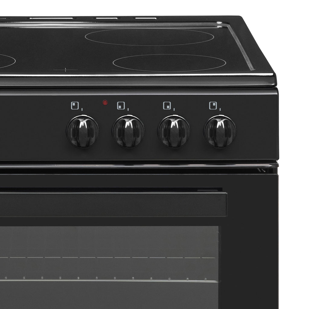 STATESMAN - 60cm Electric Double Oven, Ceramic - Black - EDC60B2 - Kitchenary