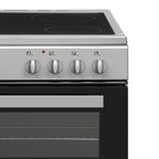 STATESMAN - 60cm Electric Double Oven, Ceramic - Silver - EDC60S2 - Kitchenary
