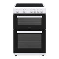 STATESMAN - 60cm Electric Double Oven, Ceramic - White - EDC60W2 - Kitchenary