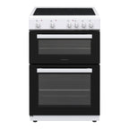 STATESMAN - 60cm Electric Double Oven, Ceramic - White - EDC60W2 - Kitchenary
