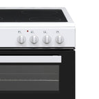 STATESMAN - 60cm Electric Double Oven, Ceramic - White - EDC60W2 - Kitchenary