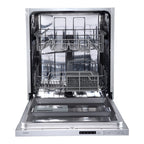 STATESMAN - 60cm Integrated 14 Place Dishwasher - White - BDW6014 - Kitchenary