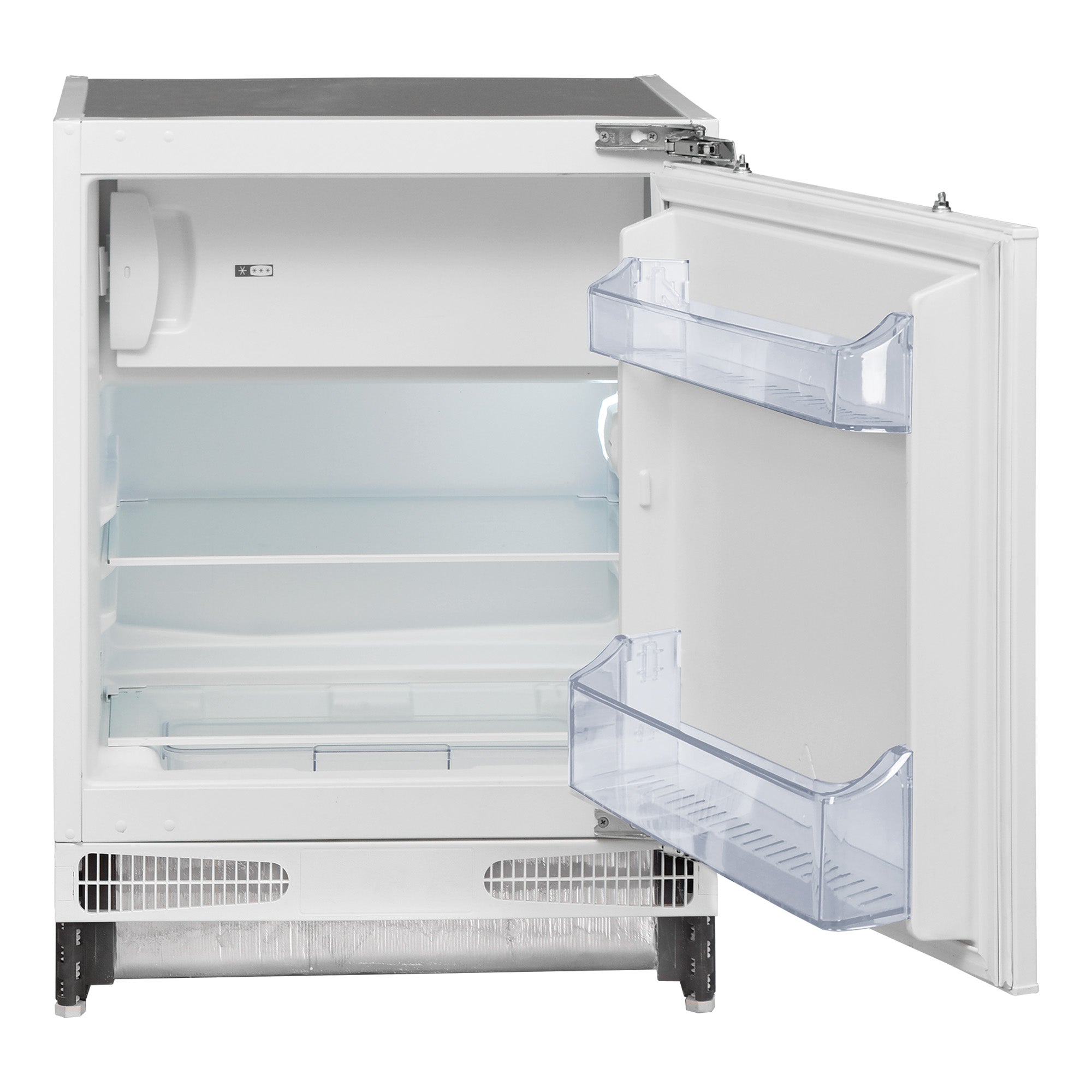 STATESMAN - 60cm Integrated Fridge with Ice Box - White - BIUCIB060 - Kitchenary