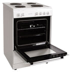 STATESMAN - 60cm Single Cavity Electric Cooker White - NAPIER60EW - Kitchenary