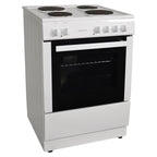 STATESMAN - 60cm Single Cavity Electric Cooker White - NAPIER60EW - Kitchenary