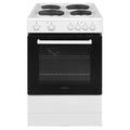 STATESMAN - 60cm Single Cavity Electric Cooker - White - SE060SPW - Kitchenary