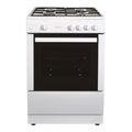 STATESMAN - 60cm Single Cavity Gas Cooker White - MAXI60GSF - Kitchenary