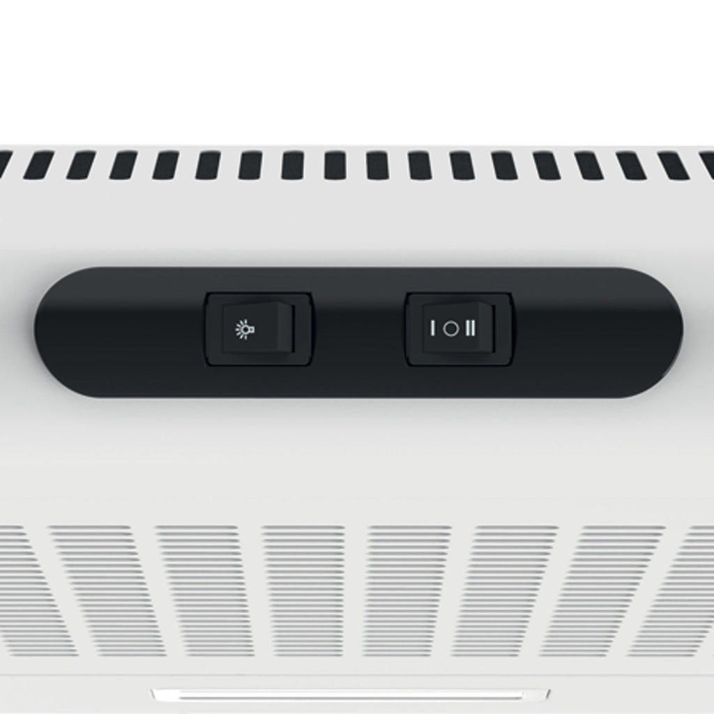 STATESMAN - 60cm Visor Cooker Hood - White - VH160WH - Kitchenary