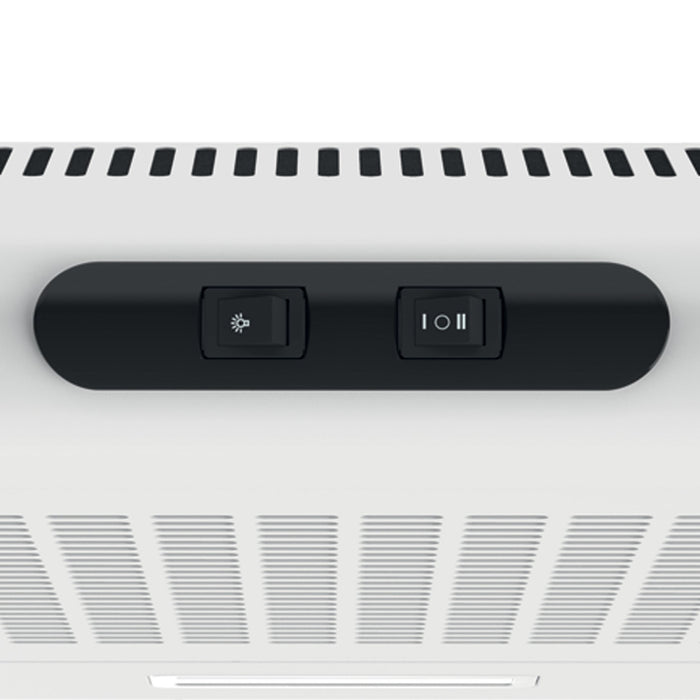 STATESMAN - 60cm Visor Cooker Hood - White - VH160WH - Kitchenary