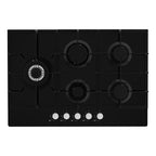 STATESMAN - 75cm 5 Zone Gas Hob - Black Glass - GH175GB - Kitchenary