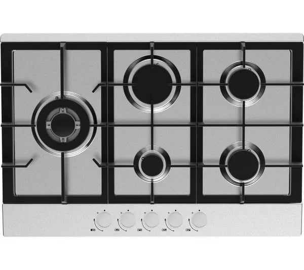 STATESMAN - 75cm 5 Zone Gas Hob - Stainless Steel - GH175SS - Kitchenary