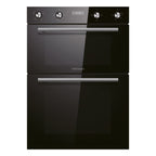 STATESMAN - 88cm 35/70L Built In Double Oven - Black - BDM373BL - Kitchenary