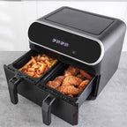 STATESMAN - 8L Dual Zone Digital Air Fryer - Black - SKAF08017BK - Kitchenary