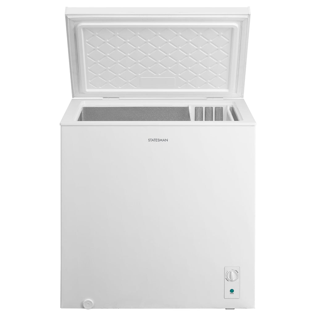 STATESMAN - 95cm 198 Litre Chest Freezer - White - CHF198 - Kitchenary