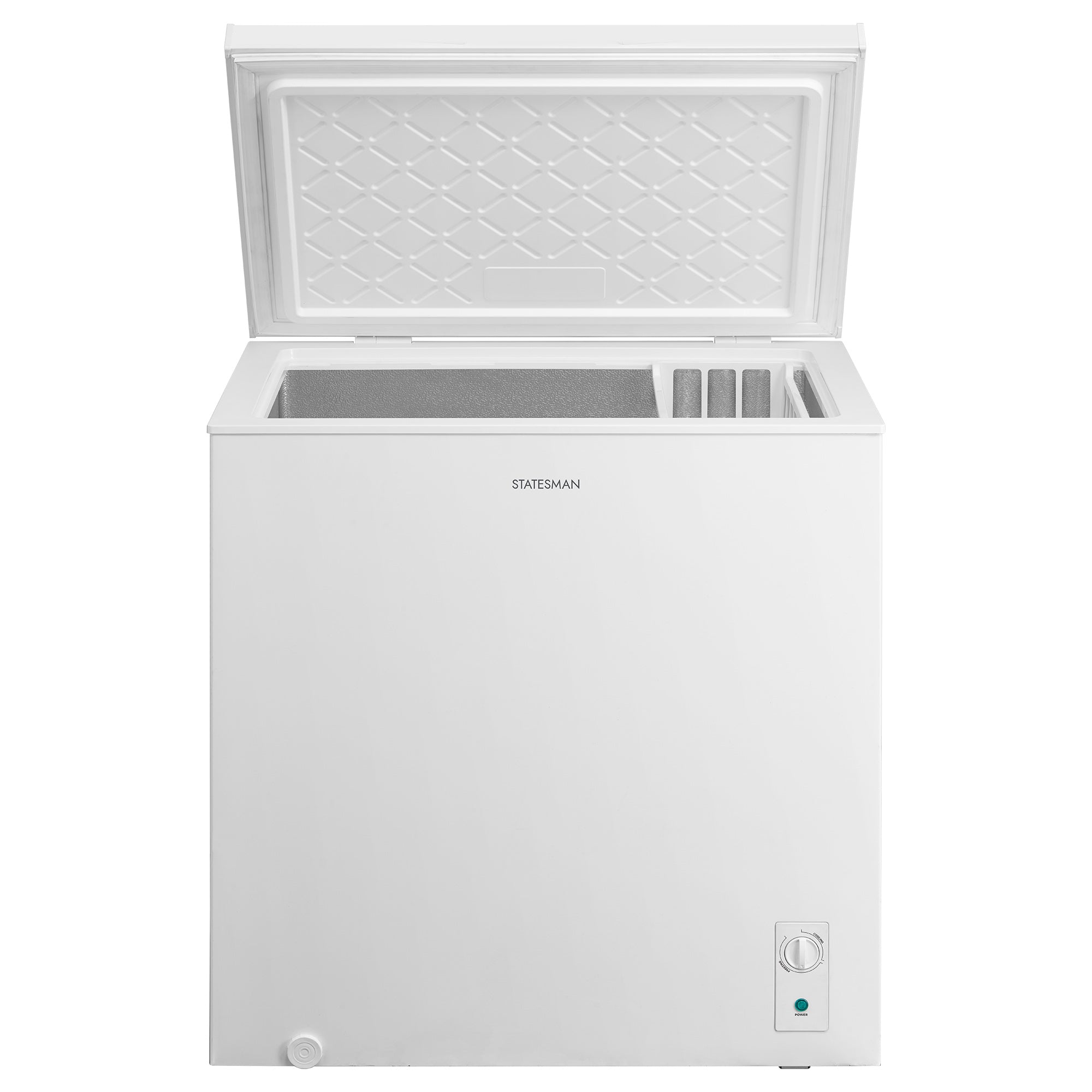 STATESMAN - 95cm 198 Litre Chest Freezer - White - CHF198 - Kitchenary