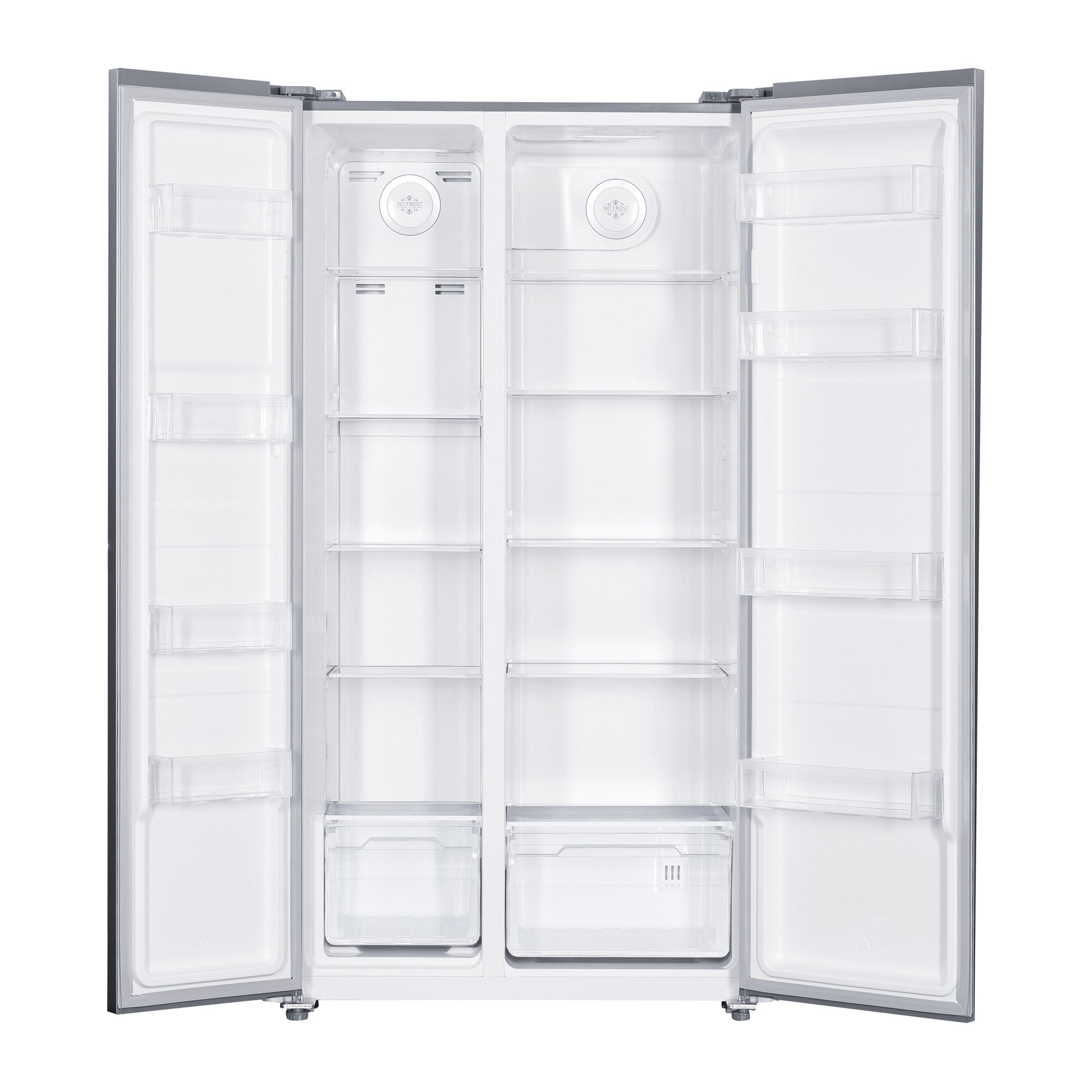 STATESMAN - American Side-By-Side Total No Frost Fridge Freezer - Inox - SBS177X - Kitchenary