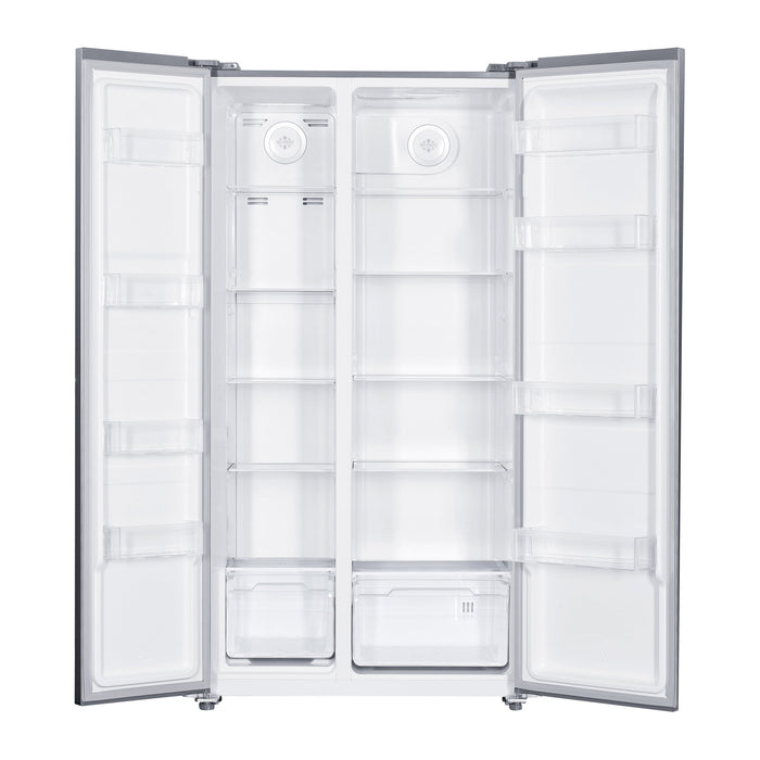 STATESMAN - American Side-By-Side Total No Frost Fridge Freezer - Inox - SBS177X - Kitchenary