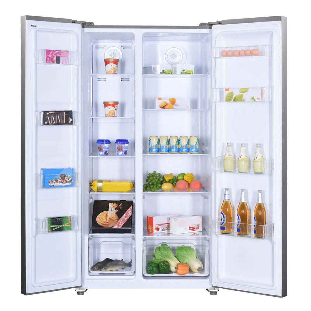 STATESMAN - American Side-By-Side Total No Frost Fridge Freezer - Inox - SBS177X - Kitchenary