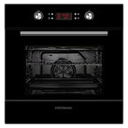 STATESMAN - Built In Multifunction Fan Oven - Black - BSM60BL - Kitchenary