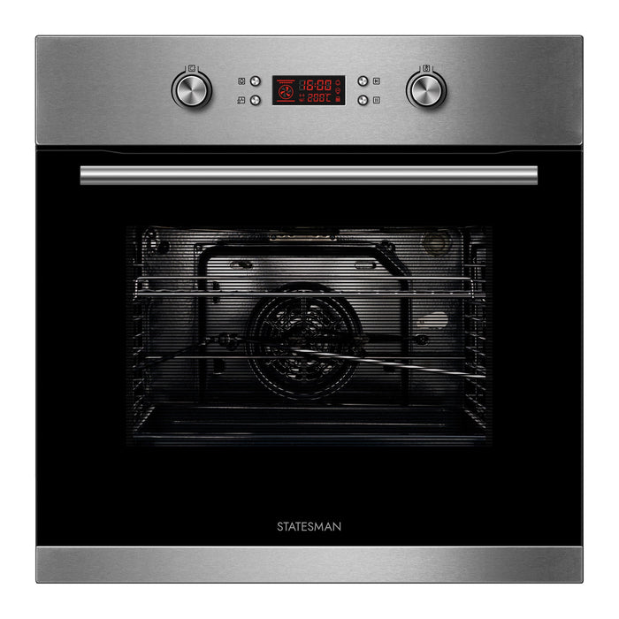 STATESMAN - Built In Multifunction Fan Oven - Stainless Steel - BSM60SS - Kitchenary